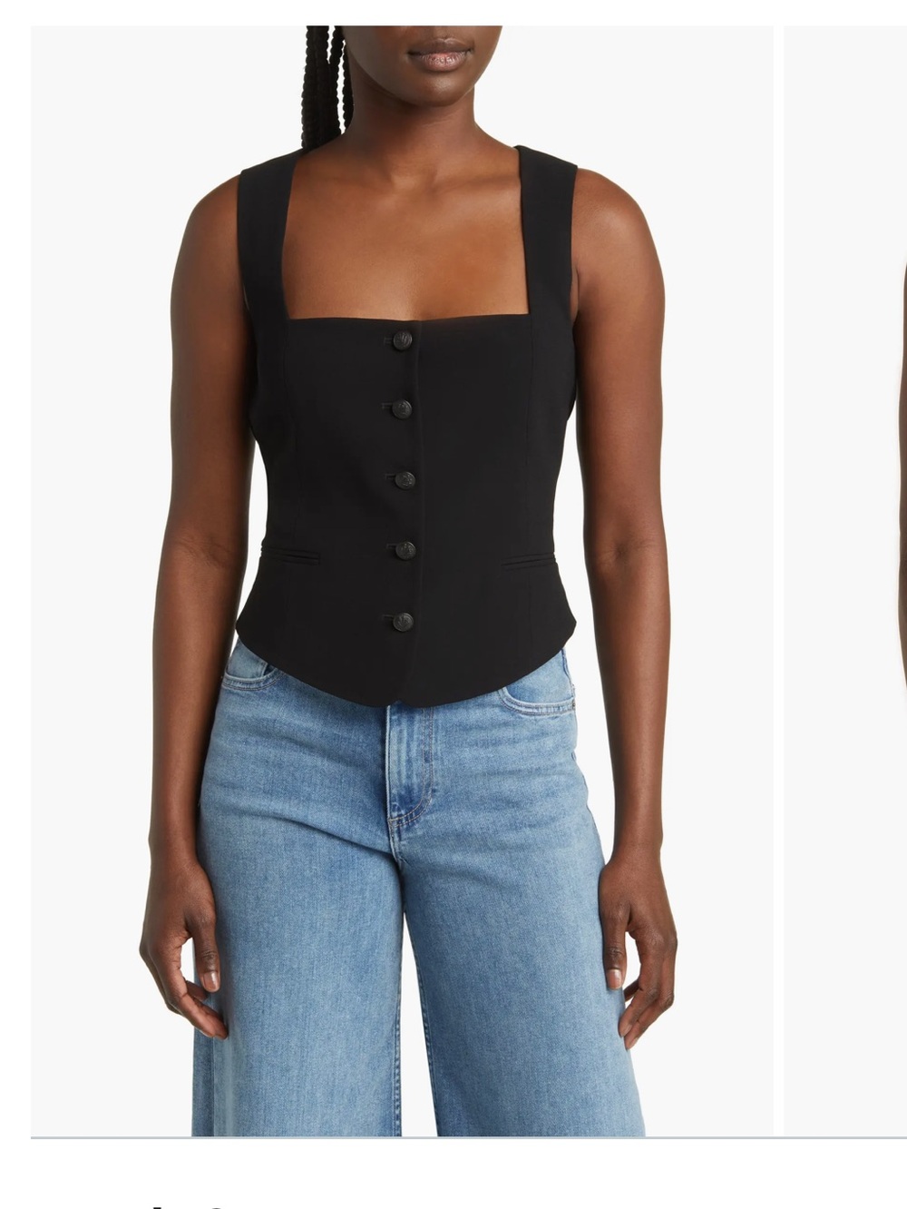 rag & bone mariana crepe vest